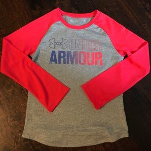 Girls UNDER ARMOUR 6x long sleeve tee NEW